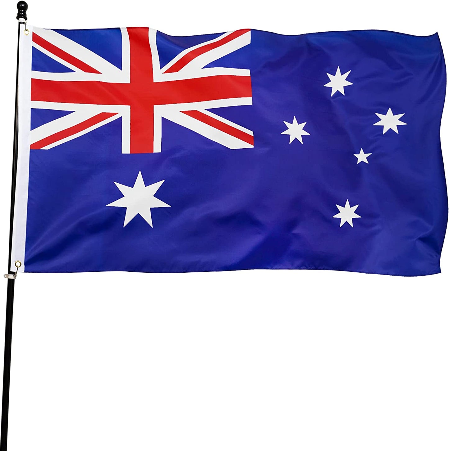 Hanylulu Australia Flag Outdoor,Double Sided,Heavy Duty Australian National Flag,Brightly Colored Brass Grommets Premium Flag (3x5 Ft)